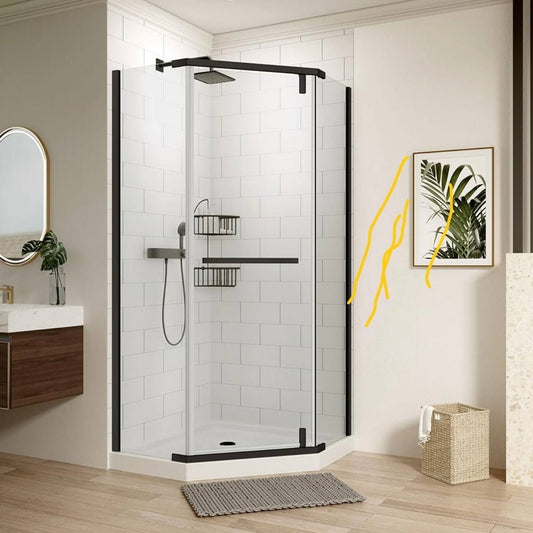 Shower cabin (with tray and doors)
