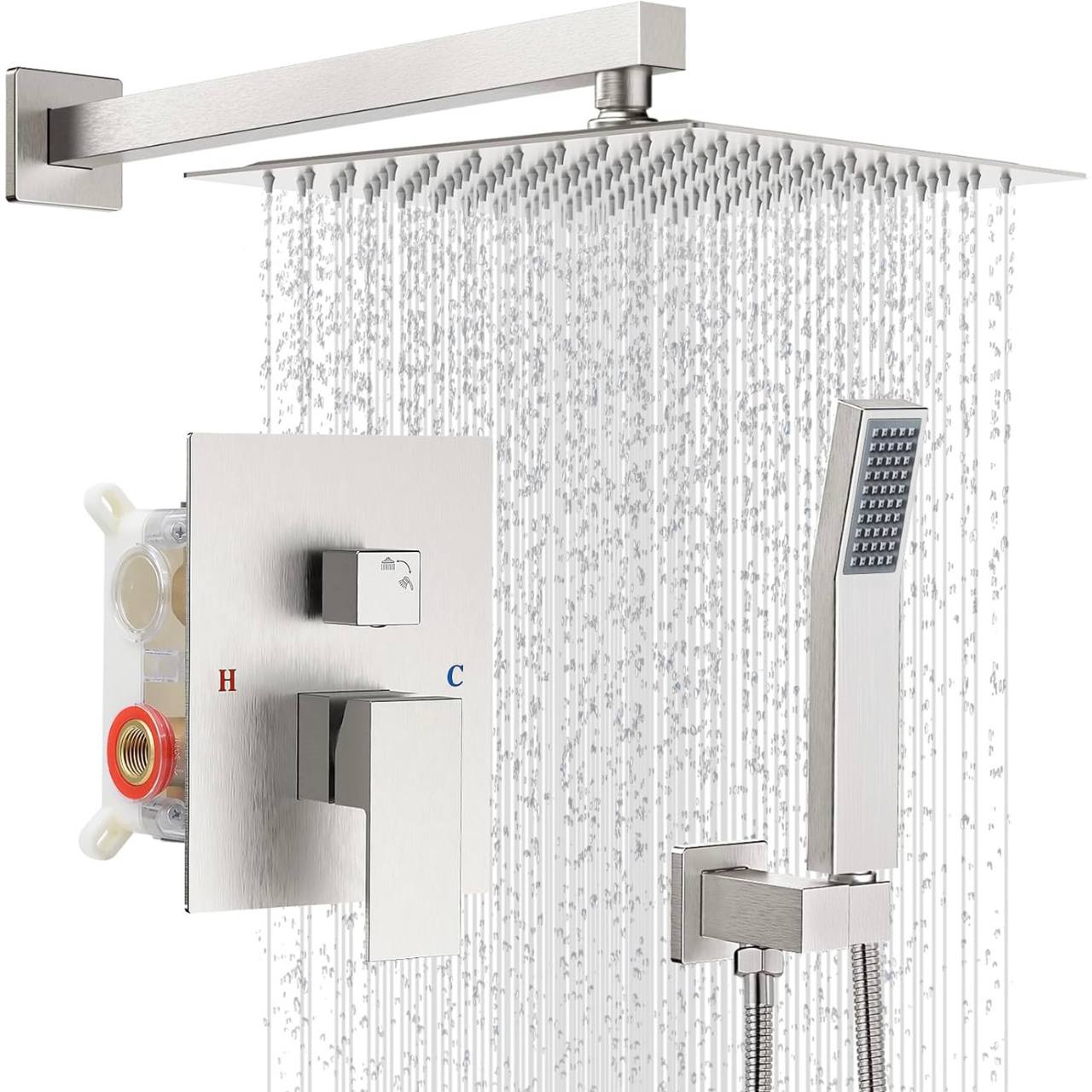 Shower system (shower, rod, tropical shower)